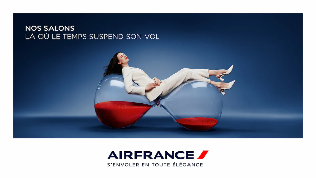 Air France · Nos salons, là où le temps suspend son vol